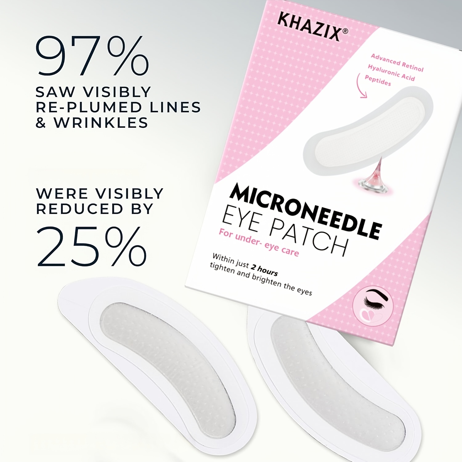 2PCS Retinol microneedle eye p - Microneedle Patch Eye ulasan dan harga