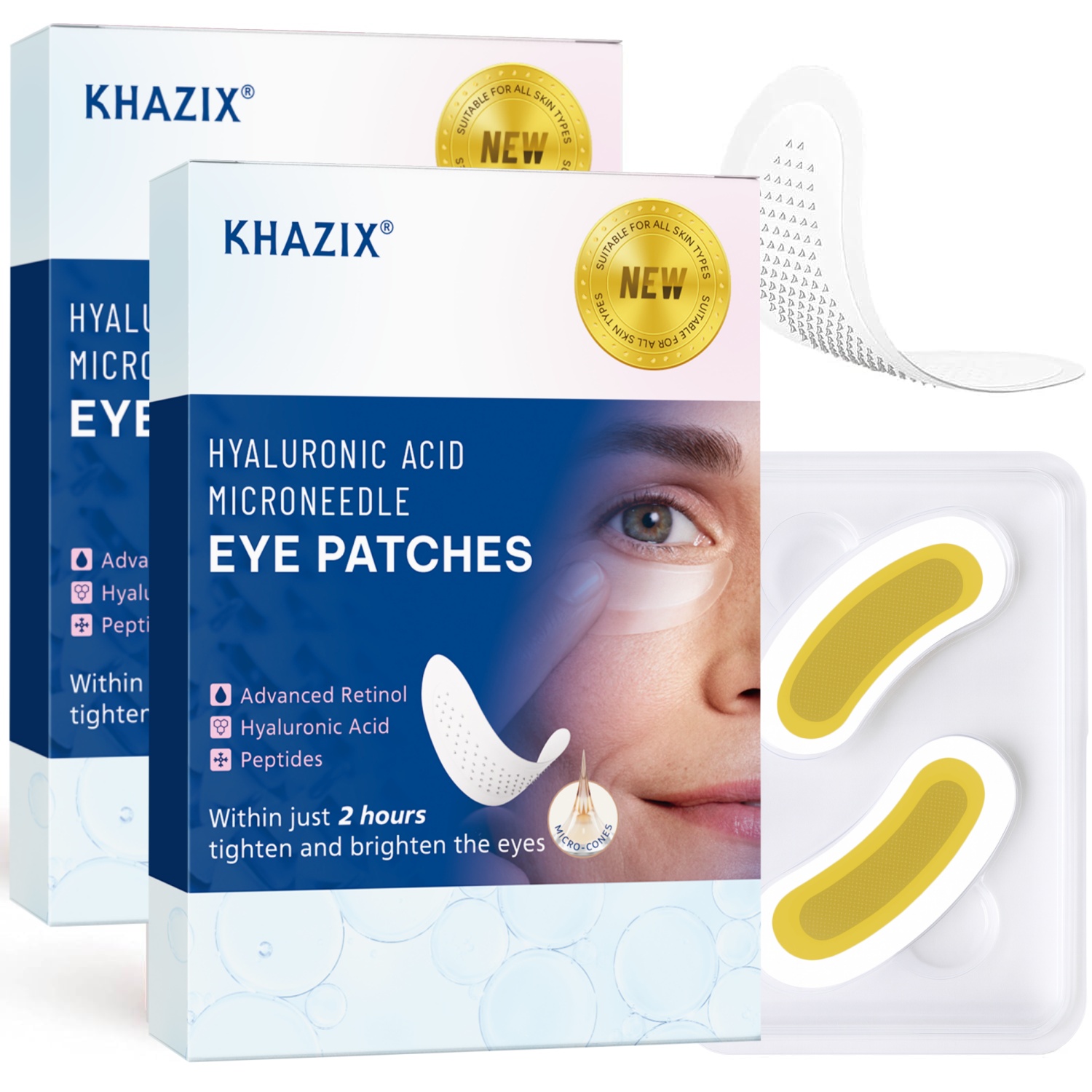 Retinol Microneedle Eye Patche - Microneedle Patch Eye ulasan dan harga