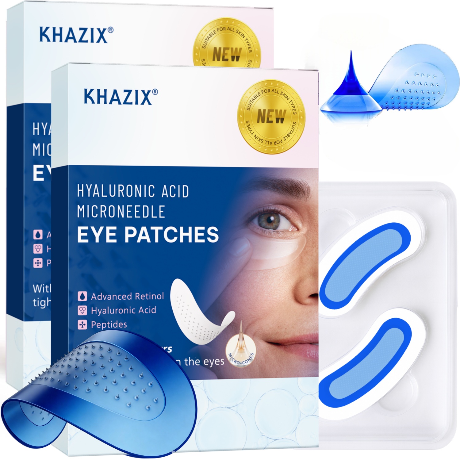 Retinol Microneedle Eye Patche - Microneedle Patch Eye ulasan dan harga