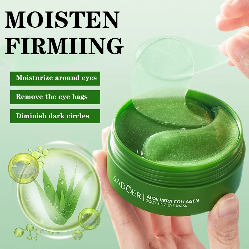 60pcs Aloe Vera Collagen Eye M - Microneedle Patch Eye ulasan dan harga