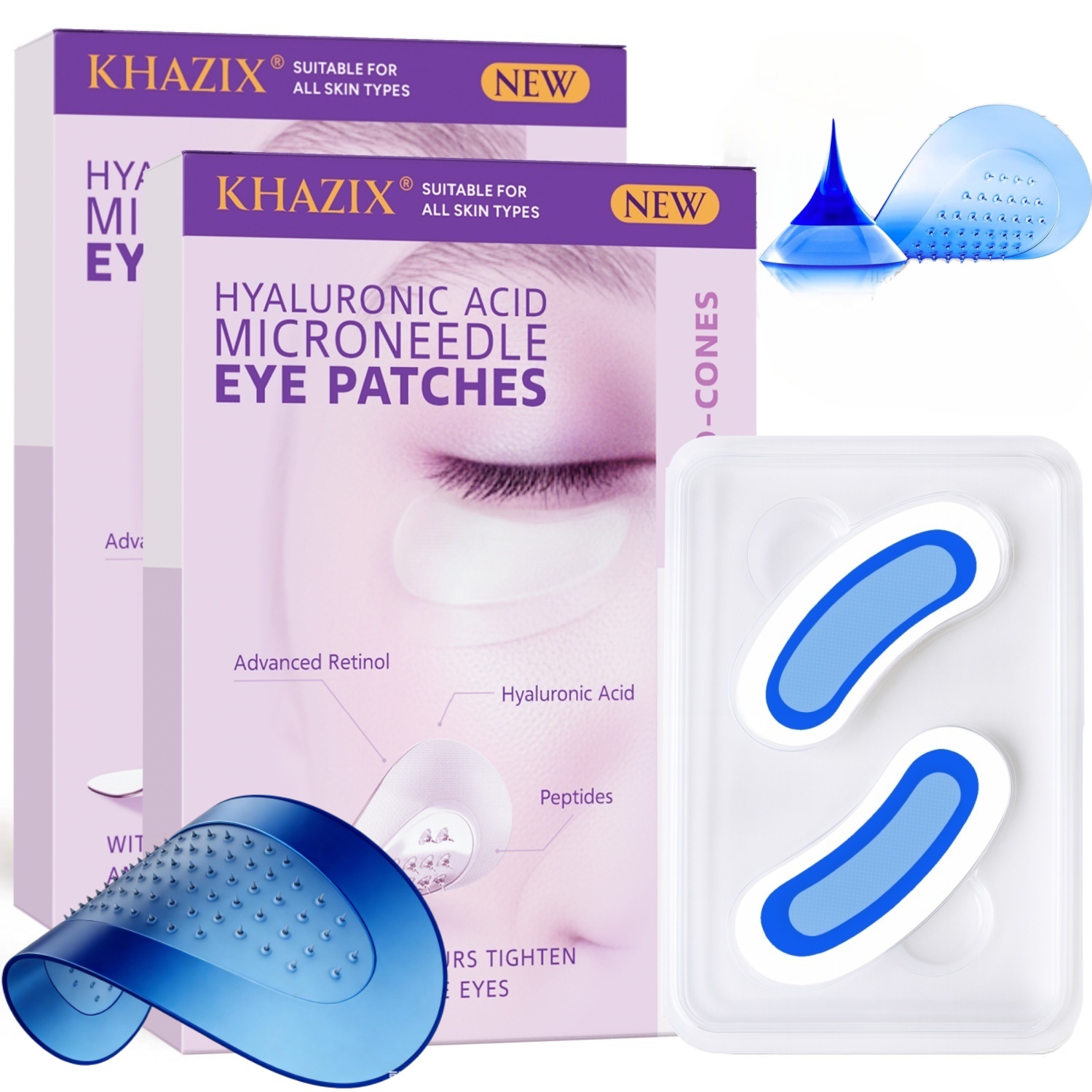 Retinol Microneedle Eye Patche - Microneedle Patch Eye ulasan dan harga