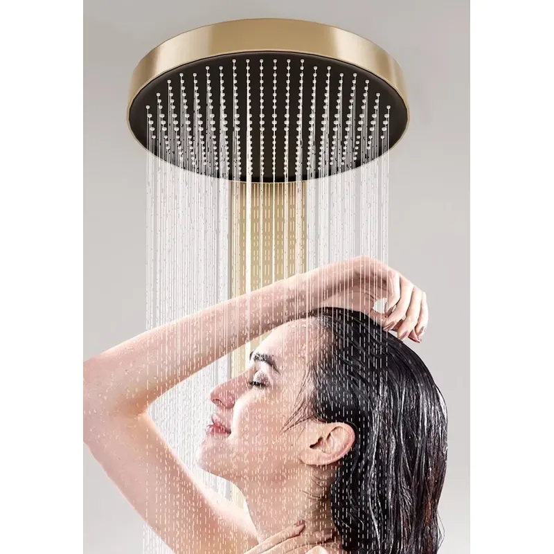 Brass Rainfall Shower Panel Se - Spa & Wellness Paradies Braunschweig ulasan dan harga