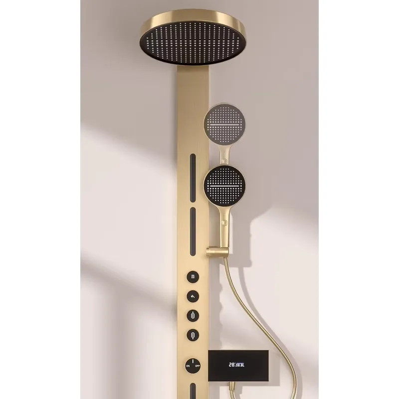 Brass Rainfall Shower Panel Se - Spa & Wellness Paradies Braunschweig ulasan dan harga